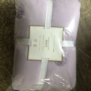 Pottery Barn Twin Bed Girls comforter and sham